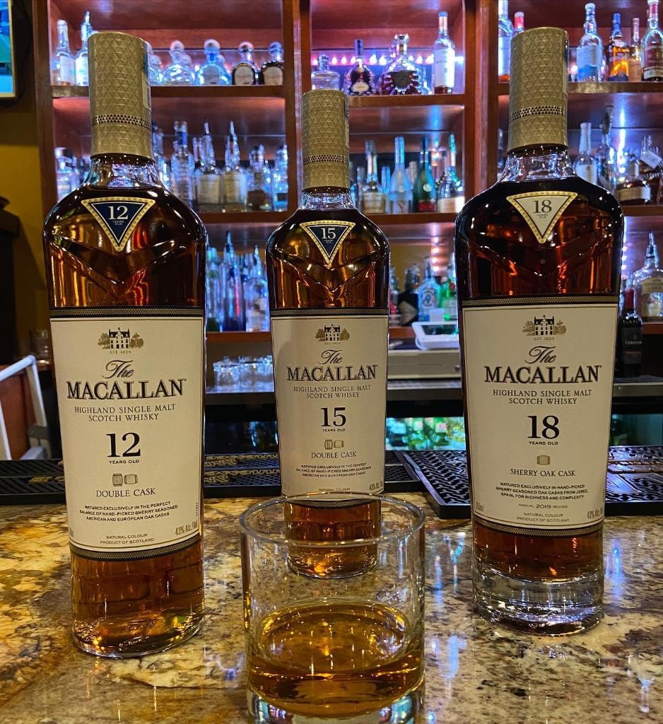 Premium spirits and cocktails at Downtown Cigar Company bar