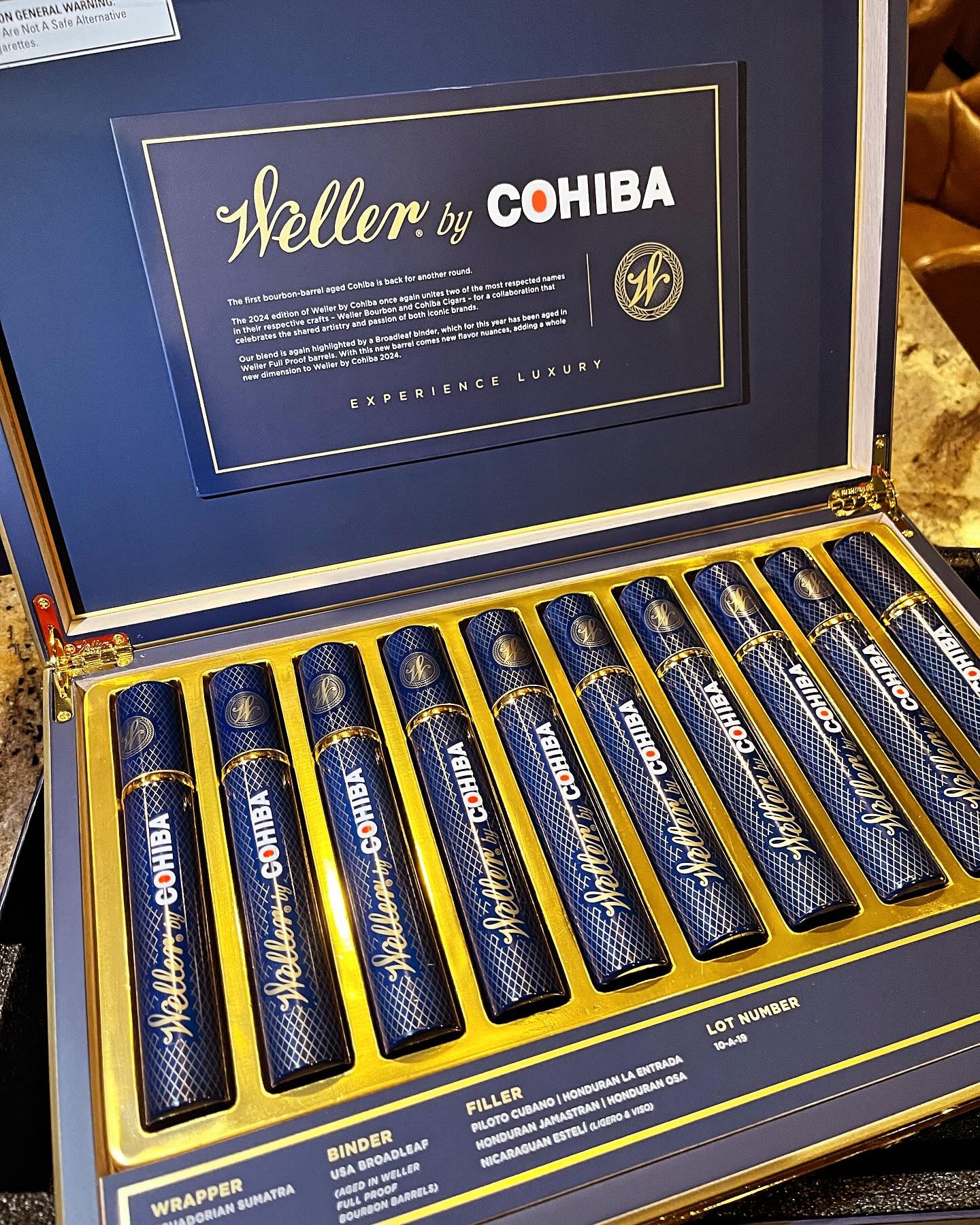 Weller by Cohiba luxury cigar box — premium cigar selection at Downtown Cigar Company